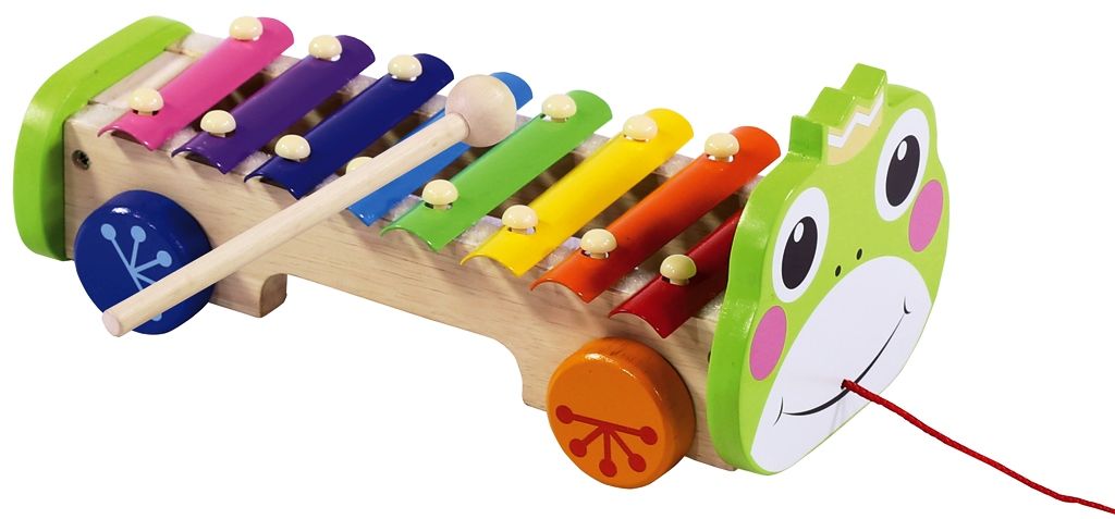 Spielba Metallophone Frog to pull along