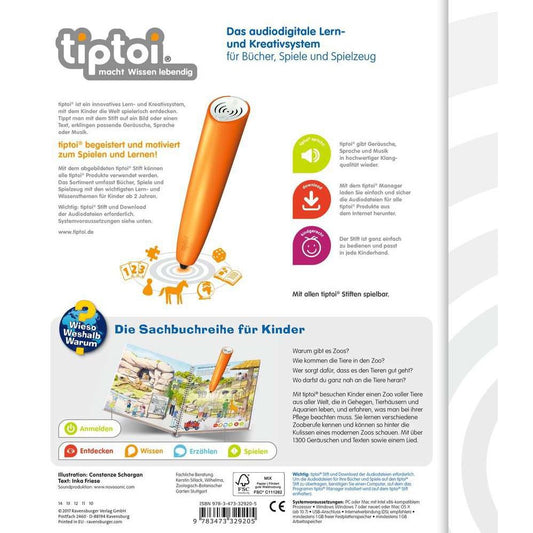 Ravensburger tiptoi® Why? How? What for? Discover the zoo