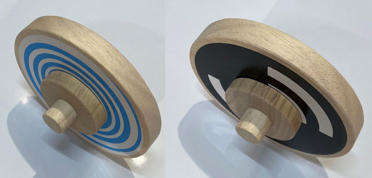 Disque accessoire pour parcours de billes Spielba en deux couleurs