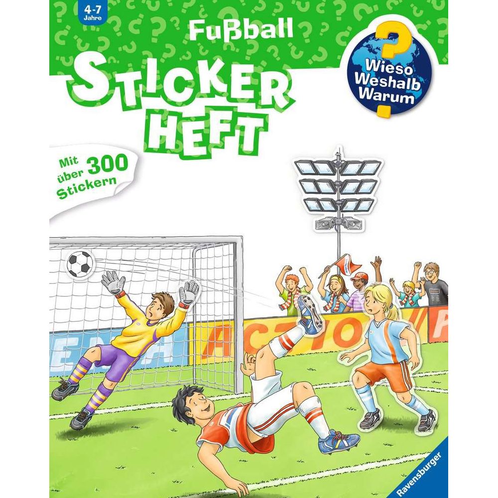 Ravensburger Why? What? What for? Sticker book: Football