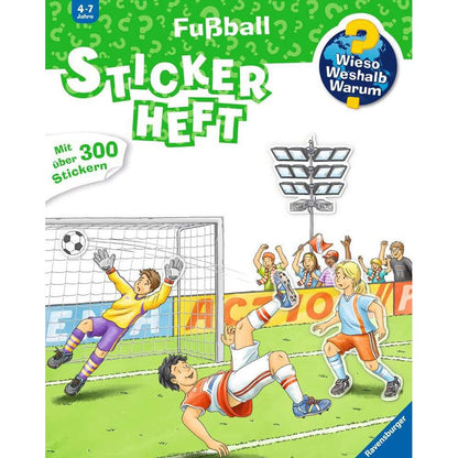 Ravensburger Why? What? What for? Sticker book: Football