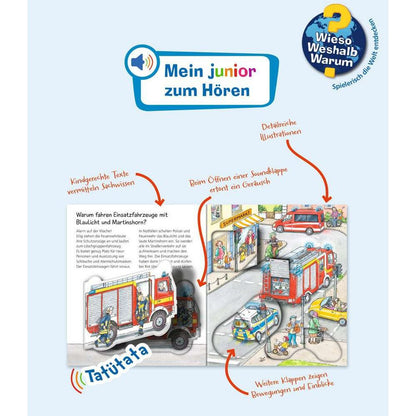 Ravensburger Wieso? Weshalb? Warum? Mein junior zum Hören, Band 2: Einsatzfahrzeuge