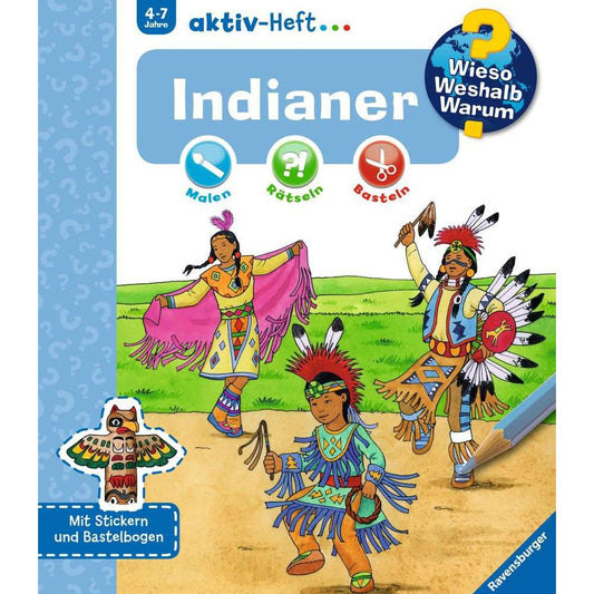 Ravensburger Wieso? Weshalb? Warum? aktiv-Heft: Indianer