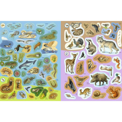 Ravensburger Pourquoi ? Pour quelle raison? Pourquoi? Livret d'autocollants : Animaux locaux