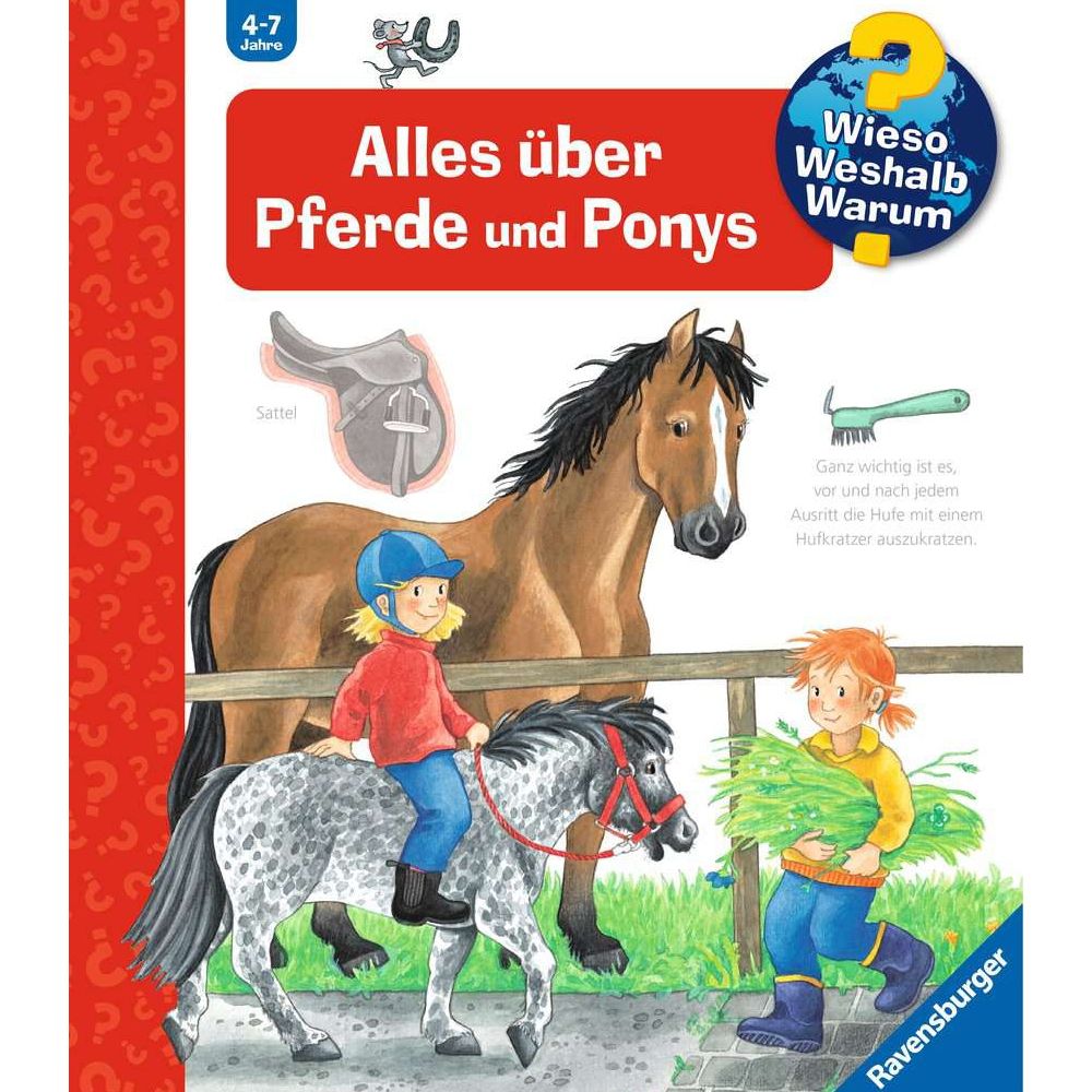 Ravensburger Pourquoi ? Pour quelle raison? Pourquoi ?, tome 21 : Tout sur les chevaux et poneys