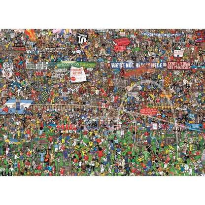Heye Puzzle Coupe du Monde Xtra Puzzle Histoire du Football, 3000 pièces