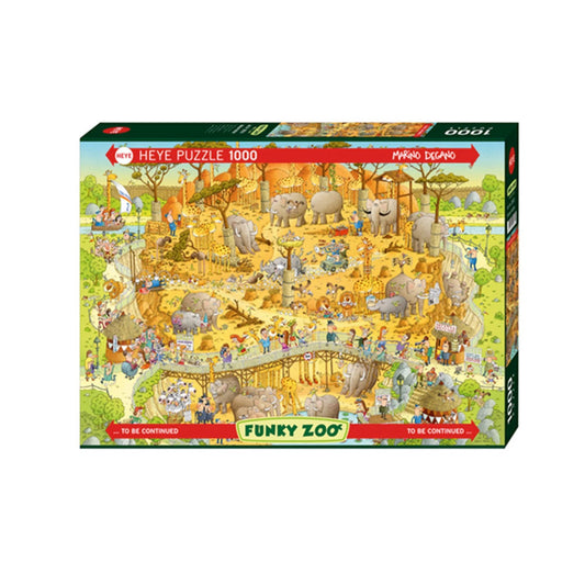 Heye Puzzle Habitat Africain - Puzzle Standard, 1000 pièces