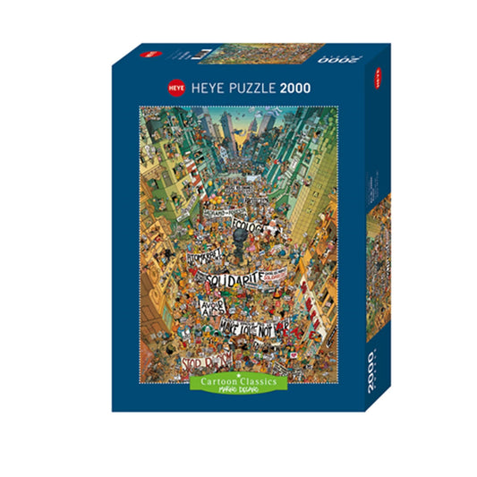 Hé, protestation contre les puzzles ! Standard, 2000 pièces