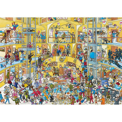 Heye Puzzle Hotel Life Triangulaire 1000 pièces