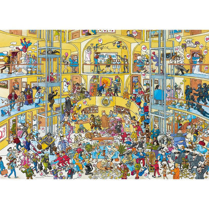 Heye Puzzle Hotel Life Triangulaire 1000 pièces