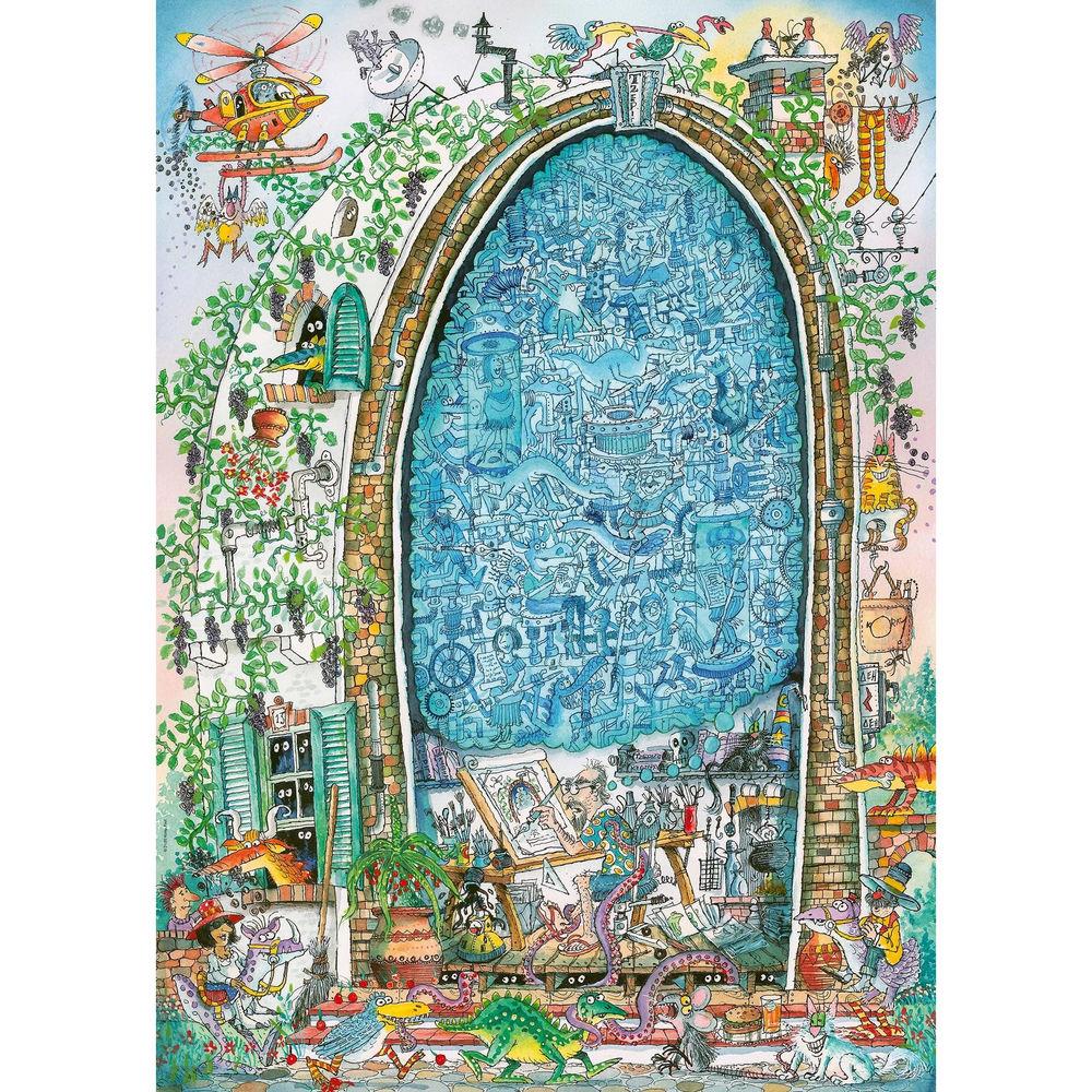 Heye Puzzle Artist's Mind Triangulaire 1000 pièces