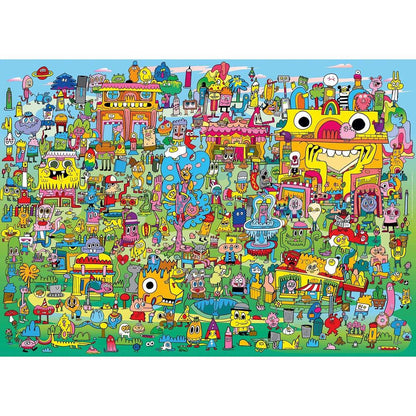 Puzzle Doodle Village Standard, 1000 Teile