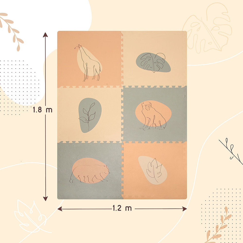 XXL Puzzlematte, Jungle Sunset 1.8 x 1.2 m