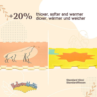 XXL Puzzlematte, Jungle Sunset 1.8 x 1.2 m