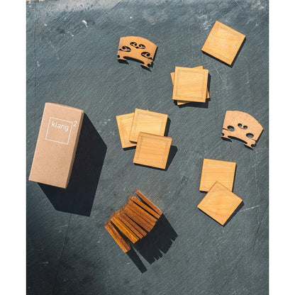 klang² Akustisches Gedächtnisspiel, Classic-Edition, Zypressenholz