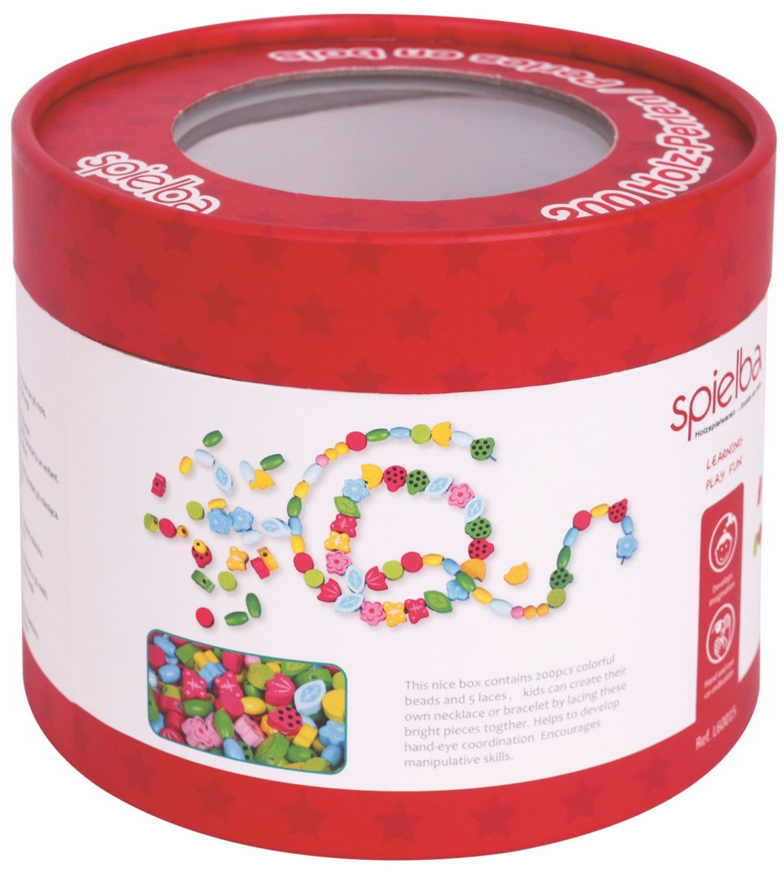 Spielba Perlen in Box, 200 Stück