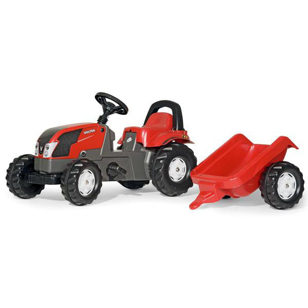 RollyToys Kid pedal tractor Valtra with trailer