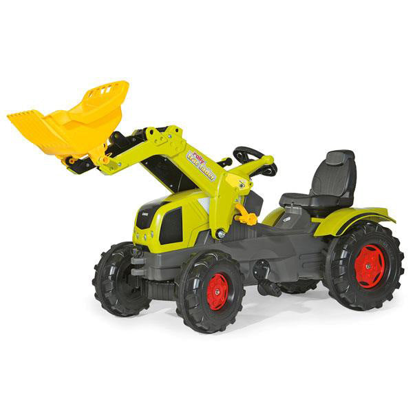 RollyToys Farmtrac pedal tractor Claas Axos 340 with front loader