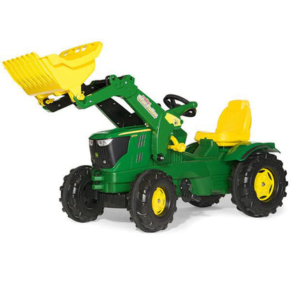 RollyToys Farmtrac pedal tractor John Deere 6210 R with front loader