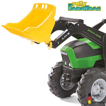 RollyToys Farmtrac Premium Deutz-Fahr Agrotron with front loader &amp; pneumatic tires