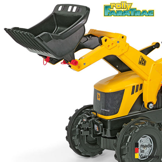 RollyToys Farmtrac pedal tractor JCB 8250 with front loader