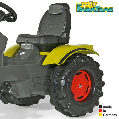 RollyToys Farmtrac pedal tractor Claas Axos 340 with front loader
