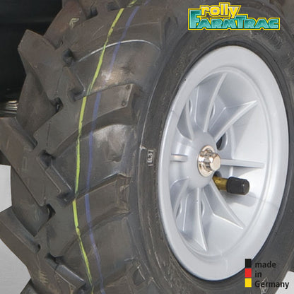 RollyToys Farmtrac pedal tractor Massey Ferguson with front loader &amp; pneumatic tires