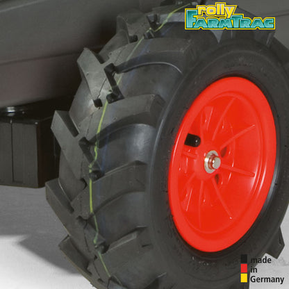 RollyToys Farmtrac pedal tractor Fendt 211 Vario with front loader &amp; pneumatic tires