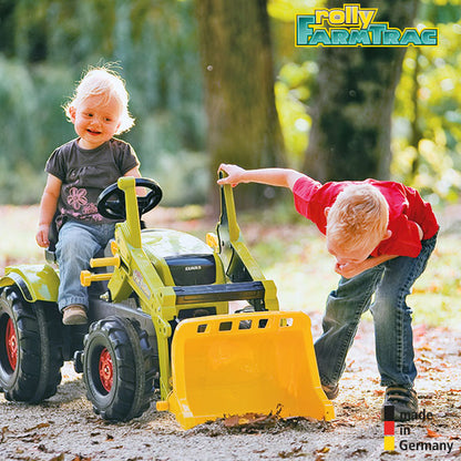 RollyToys Farmtrac pedal tractor Claas Axos 340 with front loader