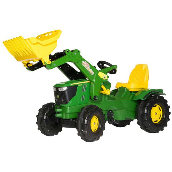 RollyToys Farmtrac pedal tractor John Deere 6210 R with front loader