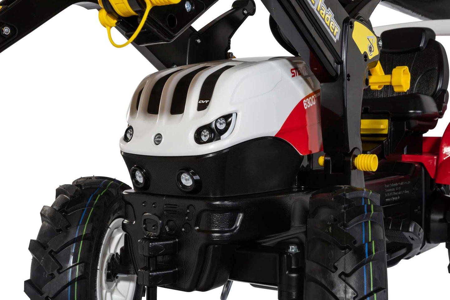 Rolly Toys rollyFarmtrac Steyr 6300 Terrus CVT with front loader and pneumatic tires