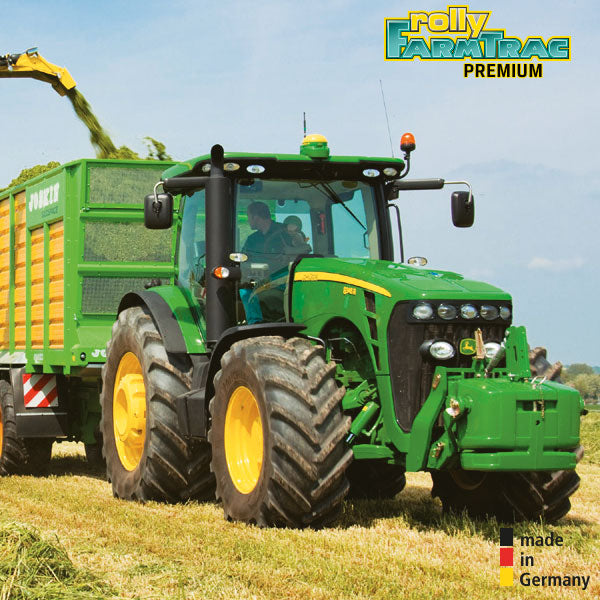 RollyToys Farmtrac Premium John Deere 7930 with gearshift, brake, loader &amp; pneumatic tires