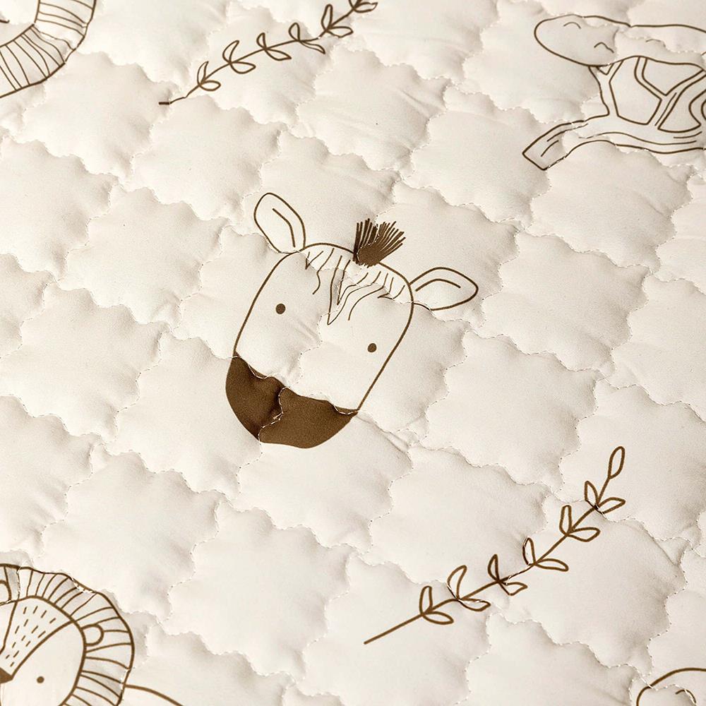 Tapis de jeu matelassé Hakuna Mat, Ø 1,5 m, Animaux Safari