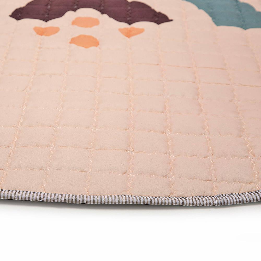 Tapis de jeu matelassé Hakuna Mat, Ø 1,5 m, Boho Rainbow