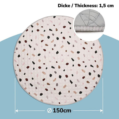 Tapis de jeu Hakuna mat, Ø 1,5 m, confettis