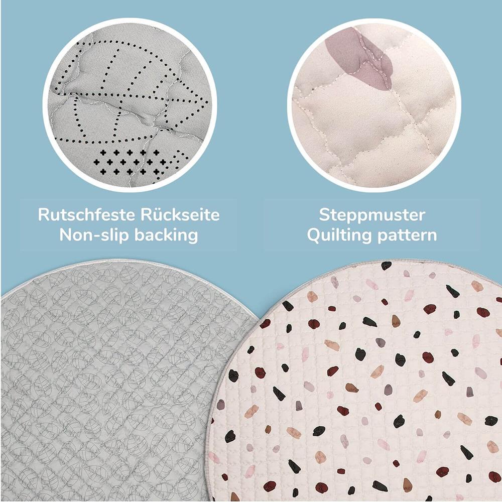 Tapis de jeu Hakuna mat, Ø 1,5 m, confettis