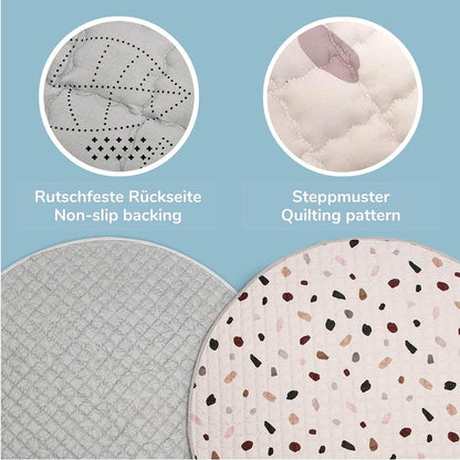 Tapis de jeu Hakuna mat, Ø 1,5 m, confettis