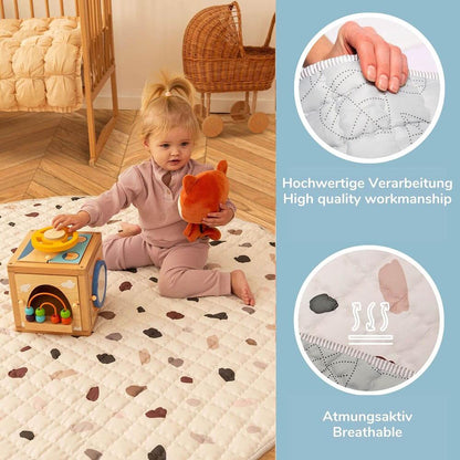 Tapis de jeu Hakuna mat, Ø 1,5 m, confettis