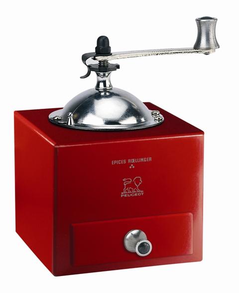 Peugeot Roellinger pepper mill, 13 cm, red