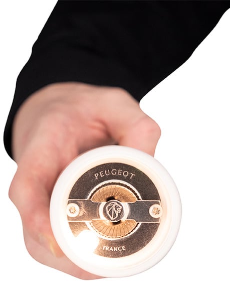 Peugeot Alaska salt mill, 17 cm, white