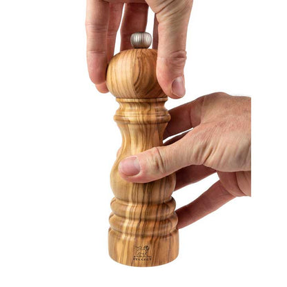 Peugeot Paris pepper mill, olive wood, 18 cm