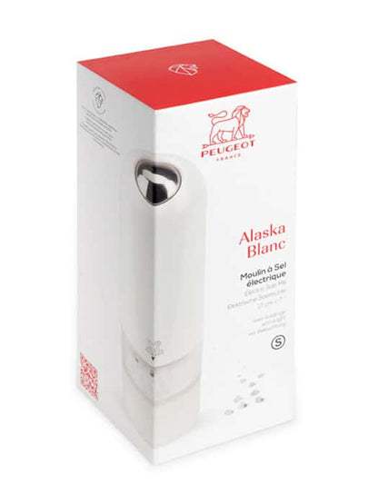 Peugeot Alaska Salzmühle, 17 cm, weiss