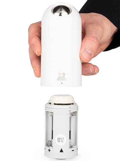 Peugeot Alaska Salzmühle, 17 cm, weiss