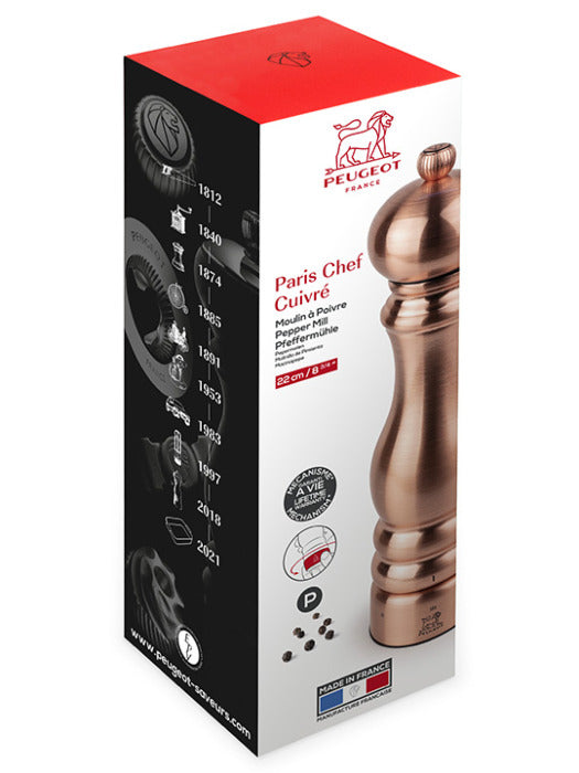 Peugeot Paris Chef U Select pepper mill, 22 cm, copper