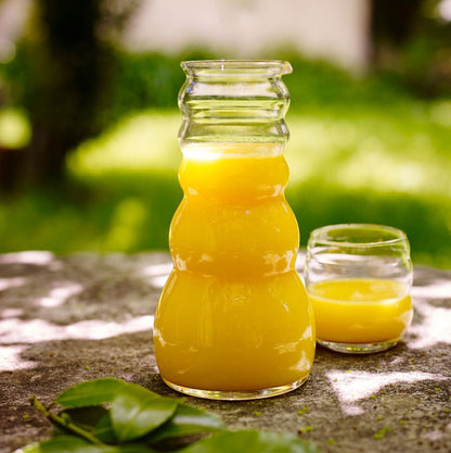 Carafe à eau Cadus 1 litre, fleur de vie blanche