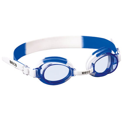 Lunettes de natation pour enfants Beco, bleues et blanches