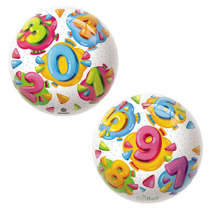 Mondo Ball lettres, chiffres, 14 cm, assortis