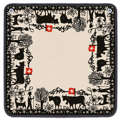 Carta Media Jassteppich Swiss Paper Cutting