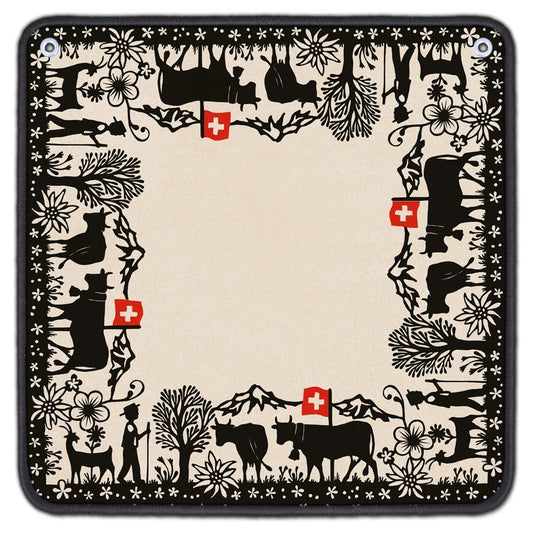 Carta Media Jassrug Suisse papier découpé