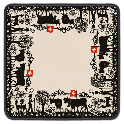 Carta Media Jassteppich Swiss Paper Cutting